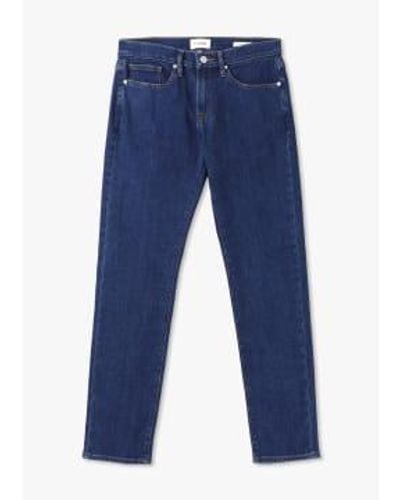 FRAME Mens L'Homme Slim Jeans en Long Bay - Azul