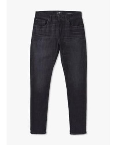 7 For All Mankind Mens Luxe Performance Slim Jeans In - Blu