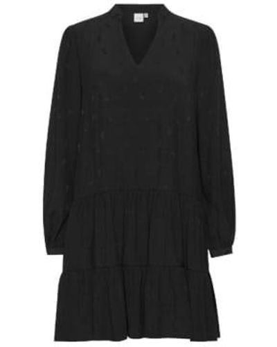 Ichi Fabianne Dress Xs - Black