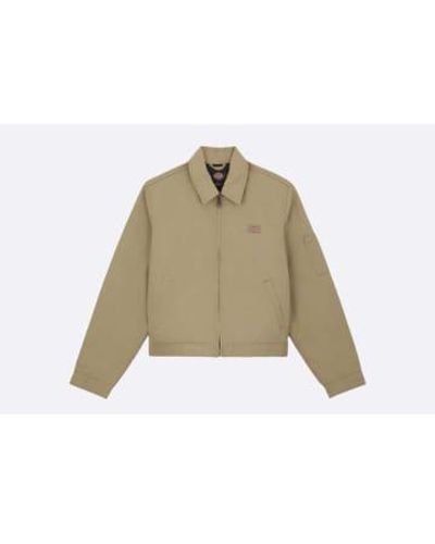 Dickies Wmns cropped eisenhower jacket - Neutro