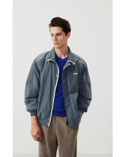 American Vintage Lazy Jacket Storm - Blau