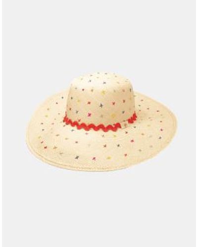 Pachacuti Tutti Frutti Wide Brim Hat Col: /multi, Size: 59cm - White