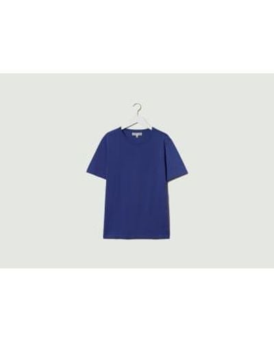 Merz B. Schwanen T-shirt s années 1950 - Bleu