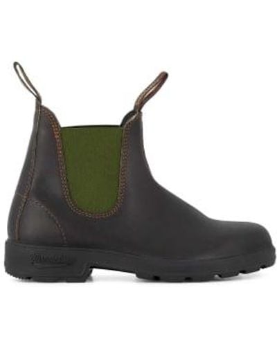Blundstone And Olive Womens 519 Leather Boots - Marrone