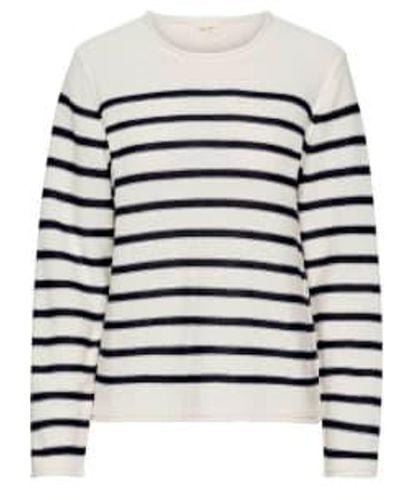 Part Two Eivor Striped Sweater - White