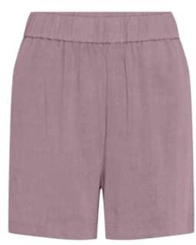 Pieces Pcvinsty Woodrose Shorts Xs - Purple
