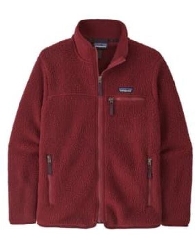 Patagonia Retro Pile Fleece Carmine Xs - Red