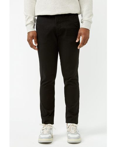 SELECTED Black Slim-miles Flex Chino Trousers