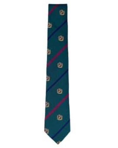 Fresh Tudor Silk Tie One Size - Blue