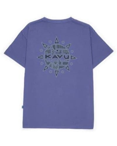 Kavu Camiseta la brújula - Azul