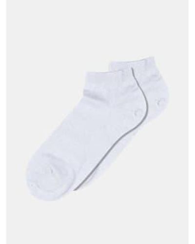 mpDenmark Zoe trainer socks - Blanco