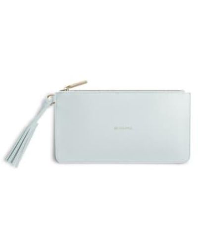 Katie Loxton Azul pal be you ti ti ful ful florrie tassel pouch - Blanco