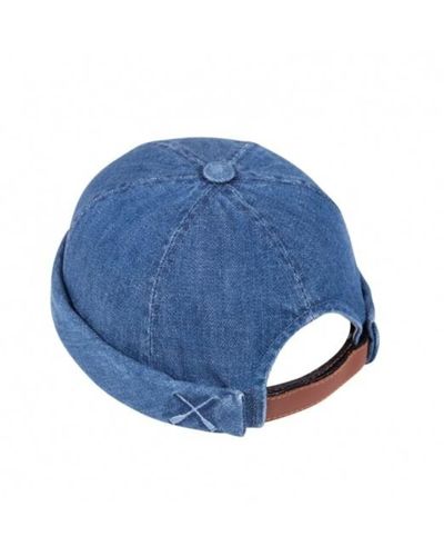 Beton Cire Washed Denim Miki Hat - Blue