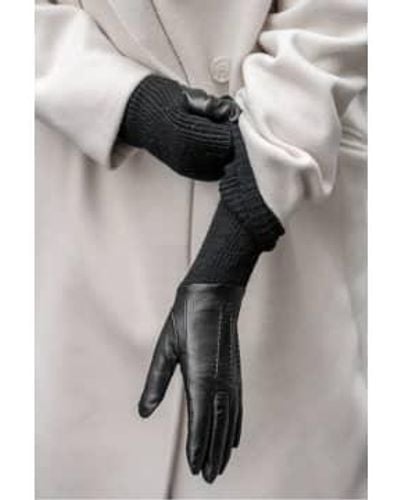 Markberg Helly glove en noir - Gris