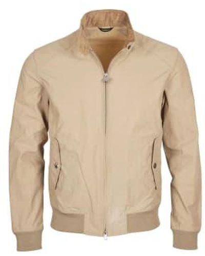Barbour International Steve Mcqueentm Rectifier Harrington Casual Jacket Military S - Natural