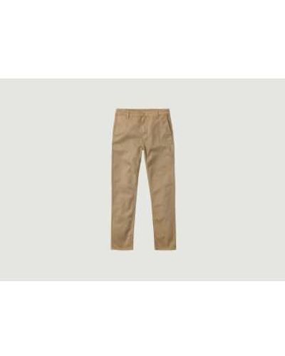 Nudie Jeans Easy Alvin Pants - Bianco