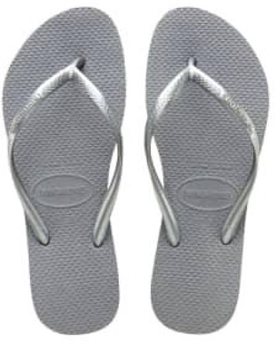 Havaianas Slim Flip Flops 35-36 - Gray