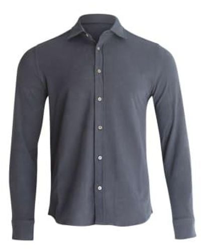Circolo 1901 Camicia Jersey Tc Shirt M Navy - Blue