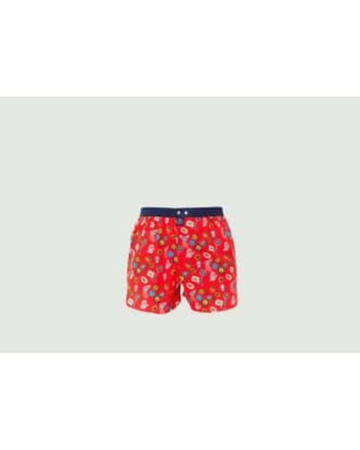 McAlson Boxer Short Patches M - Red