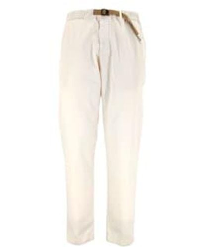 White Sand Greg cotton men pantalones crema - Neutro