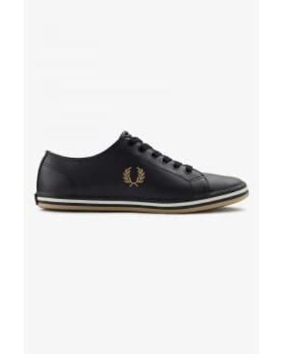 Fred Perry Kingston leather b4333 - Negro