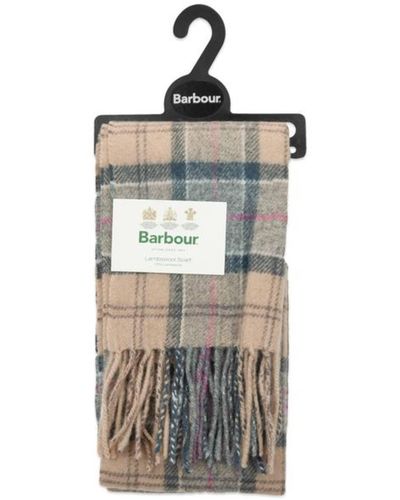 Barbour Robe foulard en laine d'agneau tartan - Multicolore