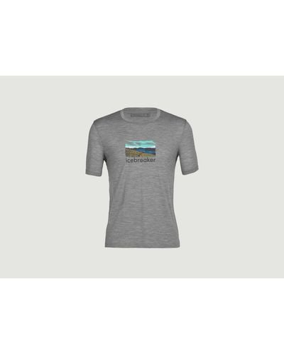 Icebreaker Tech Lite II SS Trailhead T-Shirt - Grau