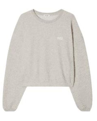 American Vintage Kodytown Sweatshirt Polar Melange L - Grey