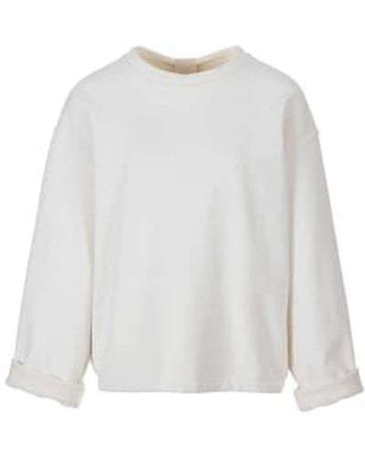 Humanoid Jacky Stucco Sweater Organic Cotton - White