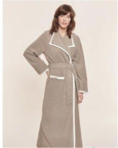 Féraud Long Tie Round Robe - Natural