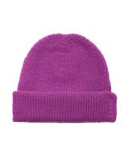 FRNCH Ivy Hat Camel - Purple