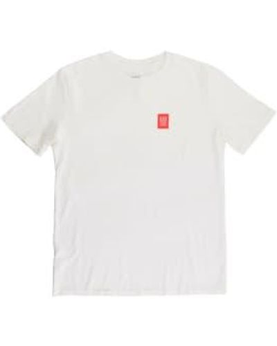 Topo Camiseta kleines original -logo -t -shirt - Weiß