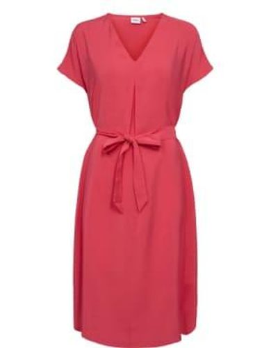 Numph Essy Dress In Teaberry - Rosa