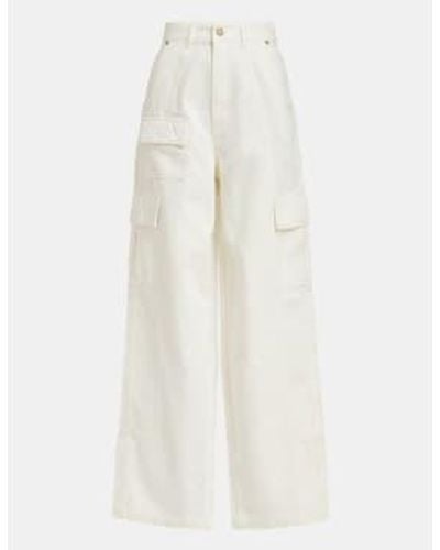 Essentiel Antwerp Frisk Cargo Jeans Off 25 - White
