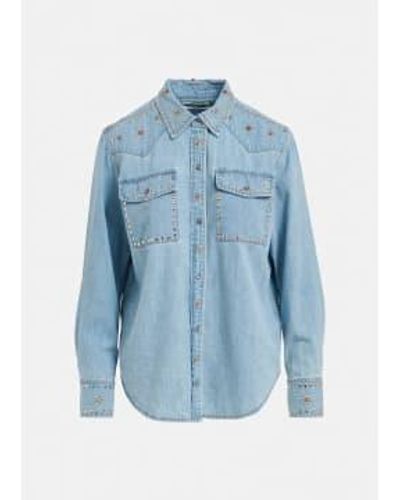 Essentiel Antwerp Fairchild Shirt - Blue