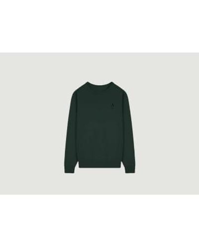 Apnée Organic Cotton Sweatshirt Xl - Green