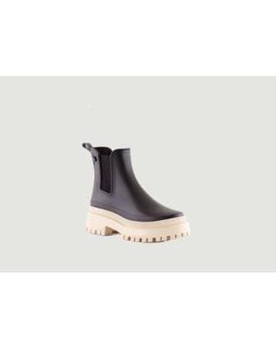 Lemon Jelly Chelsea Boots With Platform Everly - Bianco