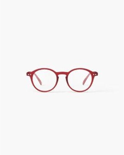 Izipizi Shape D Reading Glasses - Rosso
