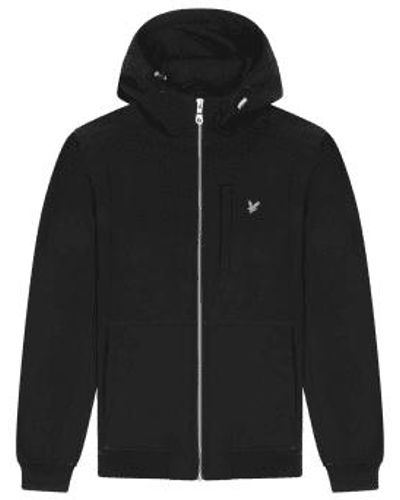 Lyle & Scott Veste coquille douce et noir