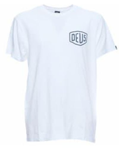 Deus Ex Machina T-shirt l' dmw91808c ibiza blanc - Bleu