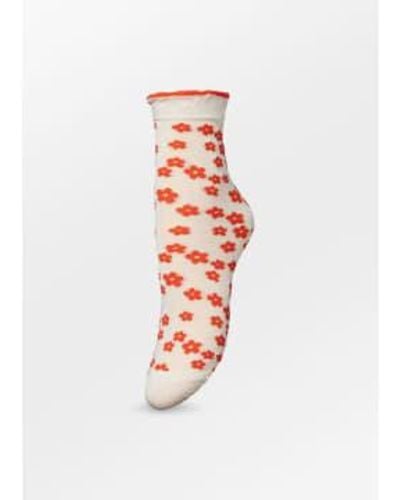 Becksöndergaard Livia Myla Sock Eggnog - Bianco