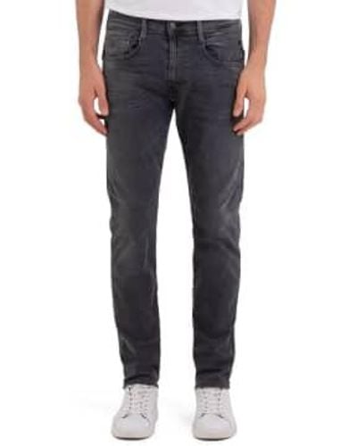 Replay Hyperflex Re-used Anbass Slim Tapered Jeans - Blue