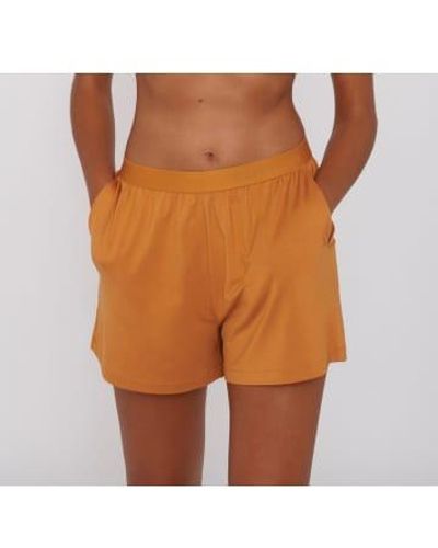 Organic Basics Lite Shorts - Orange