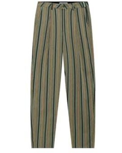 Komodo Bowie Trousers Stripe - Verde
