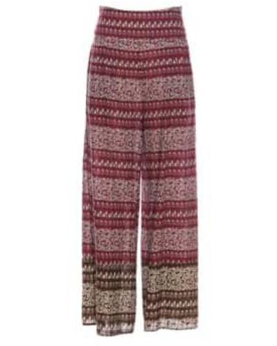 WEILI ZHENG Pants For Woman Swzpl87 - Rosso