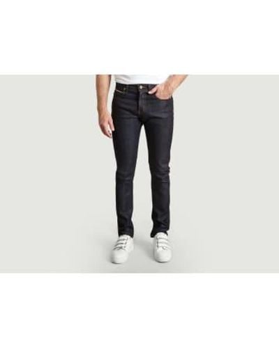 Naked & Famous Naked And Famous Blue Raw Super Guy Selvedge Jeans