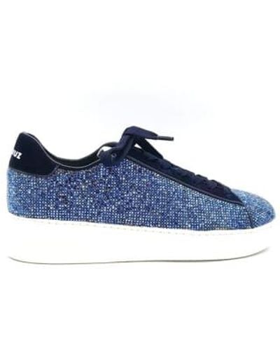 Lola Cruz 'glitterball' Sneaker / 36 - Blue