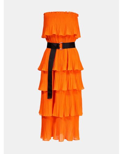 Essentiel Antwerp Dewave Dress - Arancione