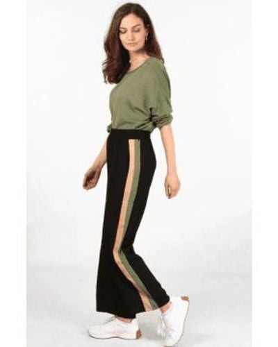 MSH Pantalones anchos con raya doble - Multicolor