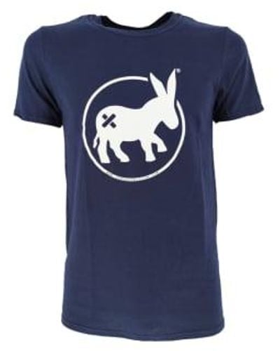 Sensa Cunisiun Herren-logo herren-logo-t-shirt - Blau